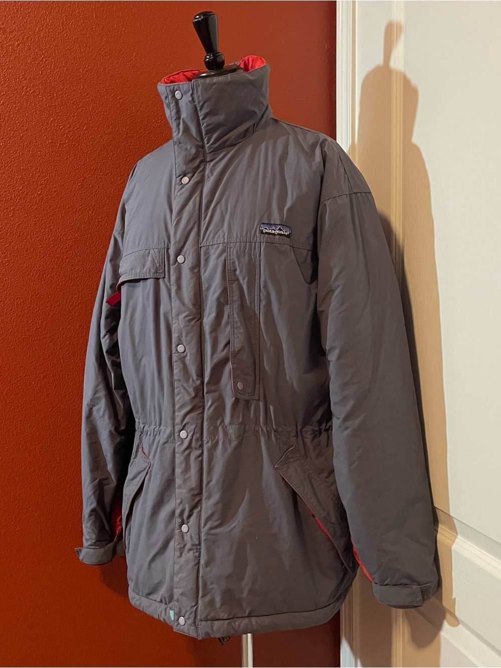 Patagonia Women’s Vintage Gray Ski Parka Guide Gorpcore Shell Full Zip Jacket